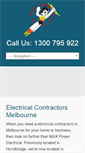 Mobile Screenshot of maxpowerelectrical.com.au